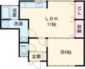 第一寺田荘の間取り画像