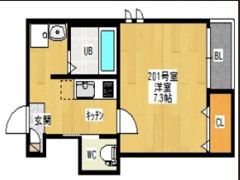 Grandtic Hinata（仮称GR東雲）の間取り画像