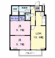 フラワーパレスA館の間取り画像