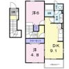 ジェルメ テール Aの間取り画像