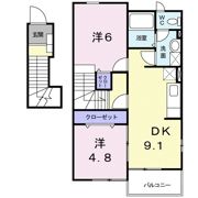 ジェルメ テール Aの間取り画像