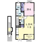 グリーン・南天の間取り画像