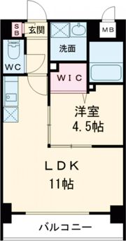 グレンパーク兵庫駅前の間取り画像