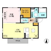 Azalea辻前 Bの間取り画像