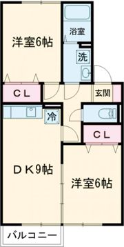 ホクト Aの間取り画像