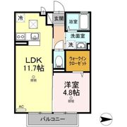 クレイドル浜町の間取り画像