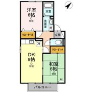セジュール三宅 D棟の間取り画像