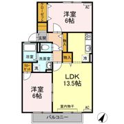 ハイカムール田中 C棟の間取り画像