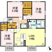 ドリームテュア／クレールシャト ドリームテュアの間取り画像