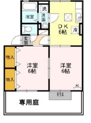 レインボー清水 A棟の間取り画像