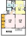 レインボー清水 A棟の間取り画像