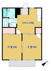 シティハイツ都の間取り画像