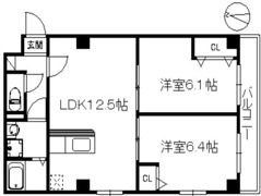 アリエス西の丘の間取り画像