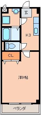 グリーン花水木の間取り画像