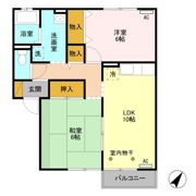 ビュークレスト Aの間取り画像