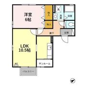 ノール・ヴィラージュⅡの間取り画像