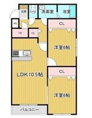 Clair美原の間取り画像