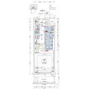 エステムコート名古屋新栄Ⅱアリーナの間取り画像