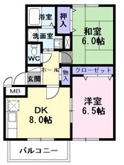 ヒルズかすみの間取り画像