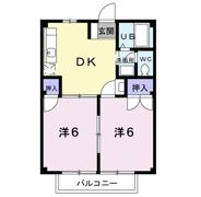 木下パークハイツの間取り画像
