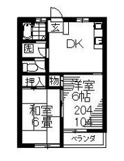 サンフラワーNの間取り画像