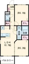 パルマリィの間取り画像
