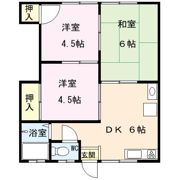ハイツ城山の間取り画像