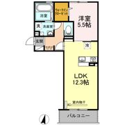パラディーソ C棟の間取り画像