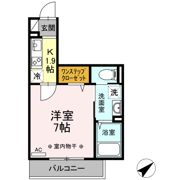 クレール藤沢Ⅱの間取り画像