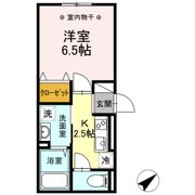 クレール藤沢Ⅱの間取り画像