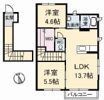 クレセオセブン B棟の間取り画像