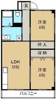ガーデンコート・パミエ Cの間取り画像