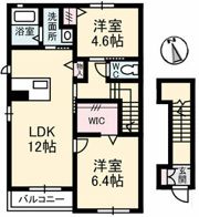 プロヌーブ M A棟の間取り画像
