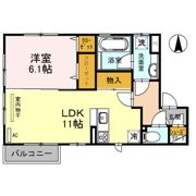 コーポ大敬Ⅲ B棟の間取り画像