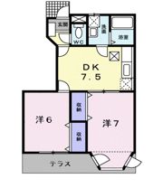 ベルサージュNAGASUの間取り画像