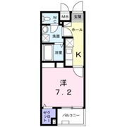 クロワール 長田の間取り画像