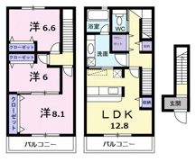 ベアートの間取り画像