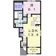 レリアン Ⅱの間取り画像