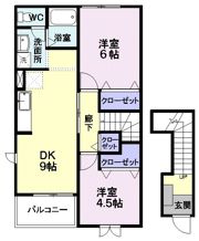 アンソレイエの間取り画像