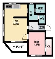 ベルガーデンの間取り画像