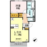 セジュール宮城野の間取り画像
