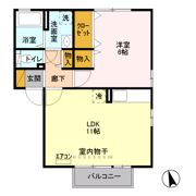 マーシュ Ⅱの間取り画像