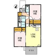 ロイヤルタウン フラーゼ Cの間取り画像