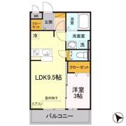 グリシーヌ Bの間取り画像