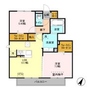 フェリス B棟の間取り画像