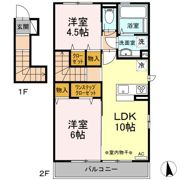 第6コスモスヴィラの間取り画像