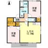 カムール高畑 Bの間取り画像