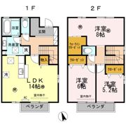 イムウッド山の手 A棟の間取り画像