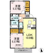 セジュールグレイスⅢの間取り画像