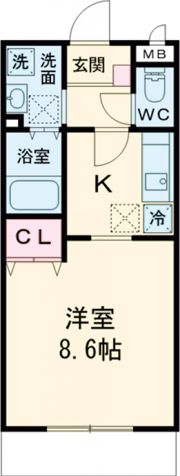 パークサイド若宮[C棟]の間取り画像